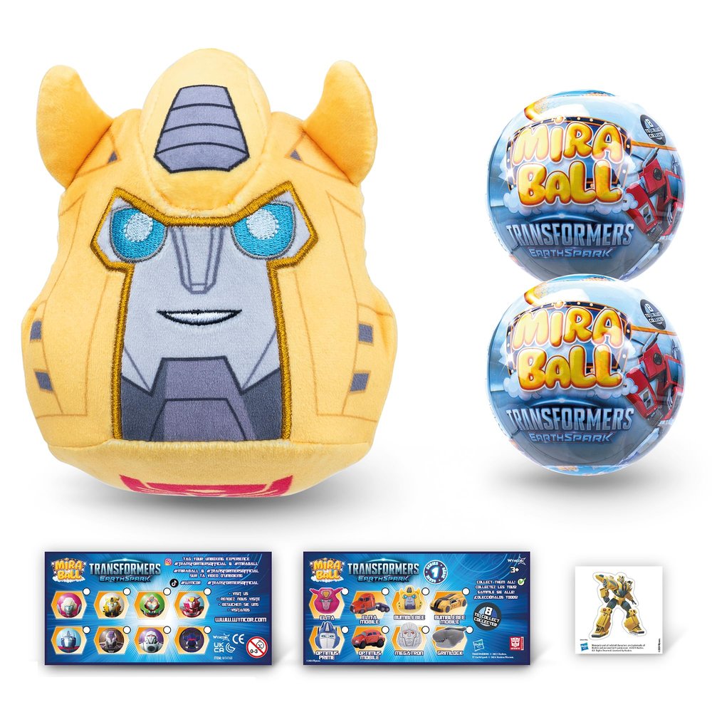 MiraBall Transformers Collectible Blind Box for Kids Aged 3+ - Plush Blind Box Mystery Toy with Mini Figures/Squishy Toy - Ideal Stocking Stuffers, Goodie Bag Stuffers, Toy Gift Ideas (2-Pack)