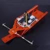 FLMLF Alloy CNC Symmetrical Steering with Equipment Warehouse Kit for 1/5 HPI ROFUN BAHA KM ROVAN Baja 5B 5T 5SC Rc Car Parts (Silver) view 4