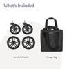 UPPAbaby All-Terrain Wheels for Vista, Vista V2 and Vista V3 Stroller - Durable for Snow & Cobblestones - Quick Attachment - Includes Four, Never-Flat Wheels & Storage Bag view 2