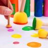 30Pieces Sponge Brush Assorted Size Round Sponges Brush Painting Tool For Kids Acrylic Painting Craft view 4