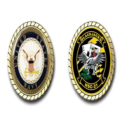 Military Productions HSC-21 Blackjacks US Navy Challenge Coin