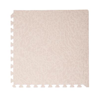 Toddlekind Playmat - Premium Foam Playmat, 4 x 6 feet, 6 Tile Extra Thick Foam Floor Puzzle Mat for Babies/Toddlers Stylish, Non-Toxic, Odorless. Perfect for Tummy Time & Play. 0m+ (Cream/Off White)