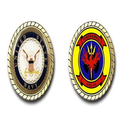 Military Productions HSC-85 Firehawks US Navy Challenge Coin