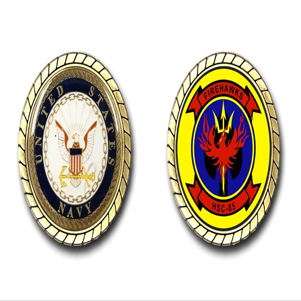 Military Productions HSC-85 Firehawks US Navy Challenge Coin