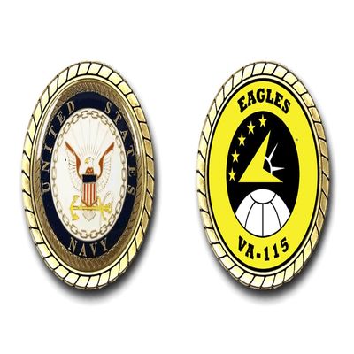Military Productions VA-115 Eagles US Navy Challenge Coin