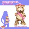 Cuddle Barn - Girl's Night Gina | Singing Dancing Party Animal Plush Leopard - Great Gift for Bachelorette Party, Galentine's Day, Best Friends, Girl Power - Dances to It's Raining Men Song, 14 inches view 2