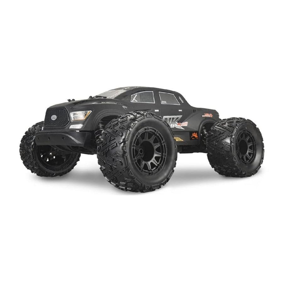 Generic High-Speed 1/8 Scale Monster Tank RC Car, 23.22 x 18.89 x 9.84 in, Black