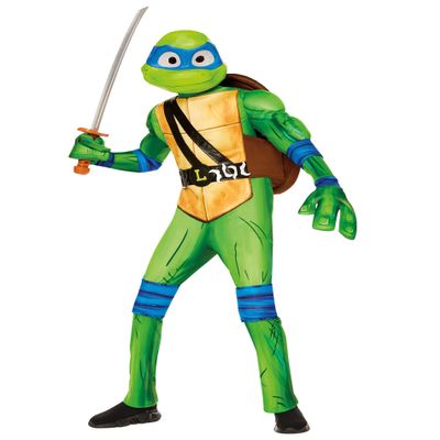 Spirit Halloween Teenage Mutant Ninja Turtles Kids Leonardo Costume Deluxe | Officially Licensed