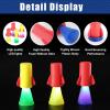 CHUNNIN 24 PCS Light Up Jumping Spring Rocket Launchers Toys with Flashing LED's, LED Light Up Party Favors, Classroom Rewards Prizes, Goodie Bag Fillers, Birthday Suprises - Games for Boys and Girls view 3