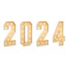 2024 Graduation Decorations,Class Of 2024 Graduation Sign Table Lamps,LED Letter Lights Sign For Kindergarten Preschool High School(2024 White,2FT) view 1