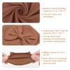 AQOKKA Newborn Receiving Blanket with Bow Hat Mittens Wooden Card Set Newborns Toddler Baby Boy Girl Nursery Swaddle Wrap view 3