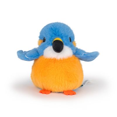 Adorlynetty Bird Stuffed Animal Cute Bird Plush Bag Pendant Simulation Toys for Kids Pendant Doll Birthday Gift Decoration(Kingfisher Plush)