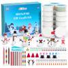 ARTPAR 20 Pack Modeling Clay DIY Snowman Kit,Air Dry Clay Snowman Crafts for Kids,Christmas Stocking Stuffers for Kids,Christmas Crafts Xmas Gift view 1