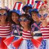 4th of July Girls Tutu Red Blue and White USA Patriotic Costume Independence Day American US Flag Tutu (US, Alpha, Large, Regular, Blue White red 2) view 2