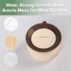 haakaa Baby Silicone Mushroom Bowl, Silicone Baby Feeding Bowl & Bendy Cutlery Set -Walnut view 3