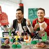 10 Pcs Football Party Decorations Football Honeycomb Centerpieces Double-sided Football Table Centerpiece for Football Birthday Party Sports Tailgate Game Party Decorations Supplies Favors view 2