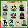 10 Pcs Football Party Decorations Football Honeycomb Centerpieces Double-sided Football Table Centerpiece for Football Birthday Party Sports Tailgate Game Party Decorations Supplies Favors view 3