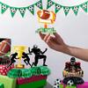10 Pcs Football Party Decorations Football Honeycomb Centerpieces Double-sided Football Table Centerpiece for Football Birthday Party Sports Tailgate Game Party Decorations Supplies Favors view 4