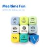 Fiolly Food Decision Dice For Eating Out Food Deciding Dice For Couples Family Gifts Meal Dice Food Decider Game Wood Dice Set 9pcs view 2