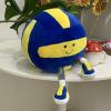 XIZHI 13.7" Cute Football Plush Toys Soft Stuffed Sport Throw Pillow Plush Ball Gift for Kids Birthday and Christmas Decoration (Volleyball) view 3