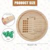 7 Inch Wooden Farkle Dice Tray for Classic Game with 6 Dice, Ideal for Family, Party, Travel and Board Games view 2