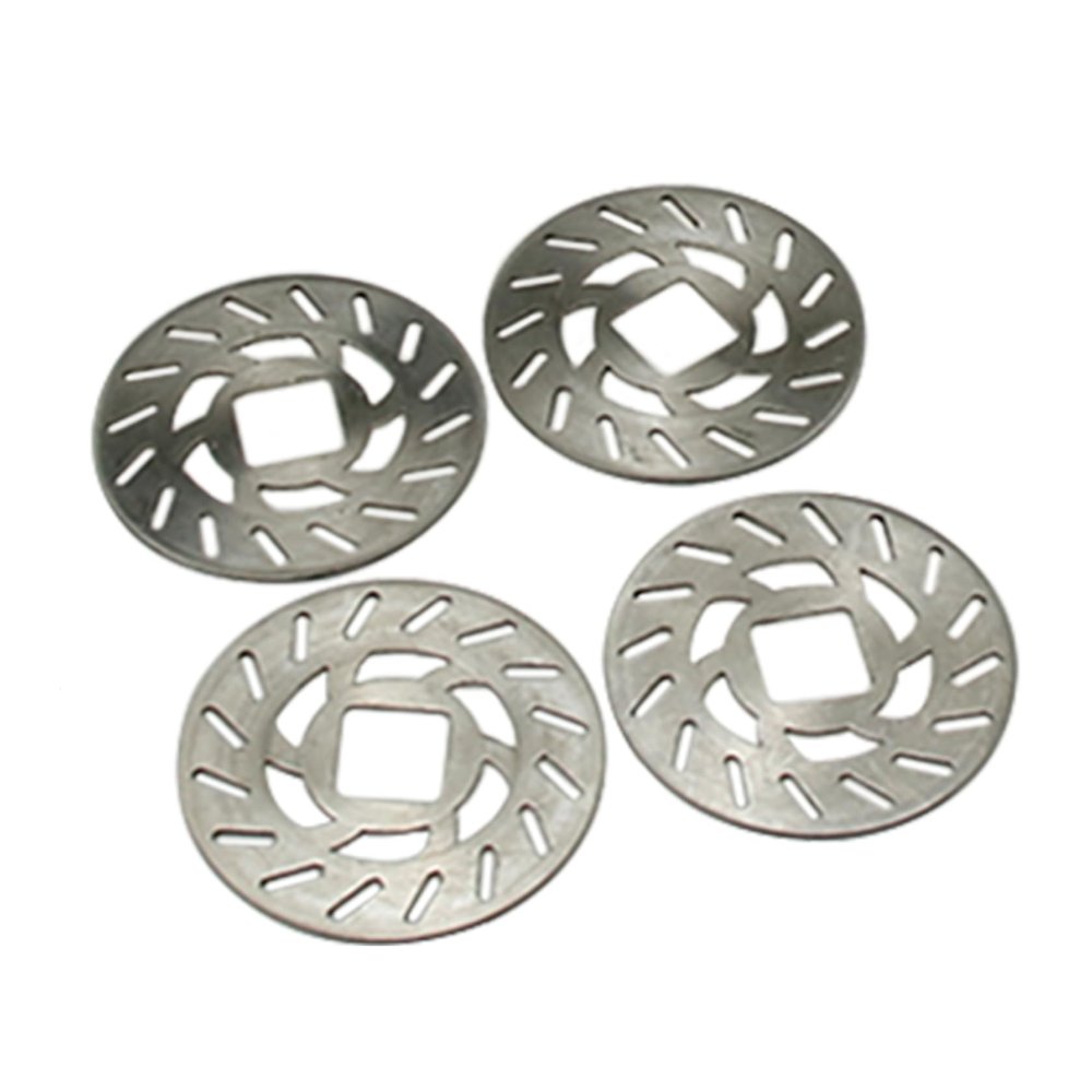 FLMLF Alloy 4 Wheel Brake Pads for 1/5 HPI FG Monster Hummer Truck ROFUN ROVAN BM5 Big Monster Rc Car Parts