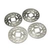FLMLF Alloy 4 Wheel Brake Pads for 1/5 HPI FG Monster Hummer Truck ROFUN ROVAN BM5 Big Monster Rc Car Parts view 1