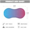 Emelivor Blue Purple Gradient Muslin Burp Cloths for Baby Super Soft Baby Burp Cloths Set of 2 Absorbent Baby Washcloths Bibs Burping Cloth Spit Up Rags for Newborn Girls Boys Babies view 3