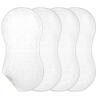 Emelivor White Muslin Burp Cloths for Baby Super Soft Baby Burp Cloths 2 Pack Absorbent Baby Washcloths Burp Bibs Towel Spit Up Burping Rags for Newborn Girls Boys Babies view 2