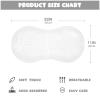 Emelivor White Muslin Burp Cloths for Baby Super Soft Baby Burp Cloths 2 Pack Absorbent Baby Washcloths Burp Bibs Towel Spit Up Burping Rags for Newborn Girls Boys Babies view 3