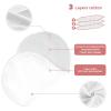 Emelivor White Muslin Burp Cloths for Baby Super Soft Baby Burp Cloths 2 Pack Absorbent Baby Washcloths Burp Bibs Towel Spit Up Burping Rags for Newborn Girls Boys Babies view 4