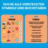 Bauer Spielwaren Bizyboo 21005 Activity Bag with Hidden Objects for Children from 3 Years Yellow view 2