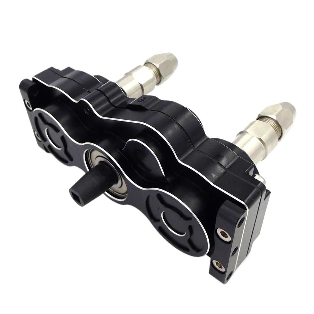 RC Boat Gear Box 1:1 Forward Reverse Dual Output Transfer Transmission Gearbox for 6.35mm 1/4" Shaft RC Tug Boat Yacht Marine