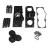 RC Boat Gear Box 1:1 Forward Reverse Dual Output Transfer Transmission Gearbox for 6.35mm 1/4" Shaft RC Tug Boat Yacht Marine view 3