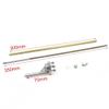 RC Boat Flexible Shaft 4mm 350mm CW CCW Drive Cable Shaft Strut Mount 36mm Propeller for RC Boat Speed Mono V Oval Catamaran(1Pair LH and RH) view 3
