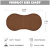 Emelivor Dark Brown Muslin Burp Cloths for Baby Super Soft Baby Burp Cloths 4 Pack Absorbent Baby Washcloths Towel Burp Bibs Burping Spit Up Rags for Newborn Boys Girls Babies view 3