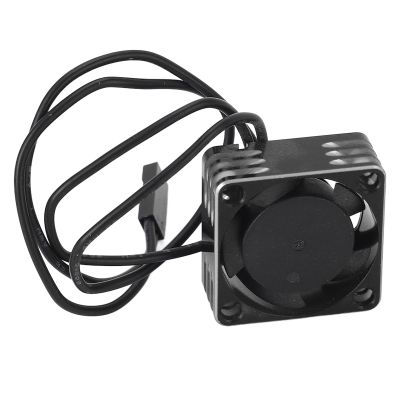 Pwshymi RC Car Motor Cooling Fan, Aluminium Alloy 25x25mm Fan, Universal Fit for Most RC Model Cars, for Efficient Motor Cooling (c), Silver, Pwshymi8c7fx1g5ey-13