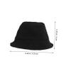 LALADEFIEE Doll Cap Polyester Small Hat for Dolls 10cm Cotton Outfit Accessory Black Fisherman Sun Hat view 4