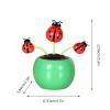 Solar Dancing Flowers Car Ornament | Solar Powered Dancing Swinging Flower Toy,Solar Powered Happy Flower in The Pot,Car Dashboard Decor Officee Desktop Home Ornament Funny Ornaments view 4