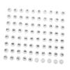 ibasenice 75pcs Plastic Lottery Balls for Party Games Numbered Raffle Balls and Portable for Bingo and Entertainment Activities view 1