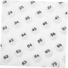 ibasenice 75pcs Plastic Lottery Balls for Party Games Numbered Raffle Balls and Portable for Bingo and Entertainment Activities view 2