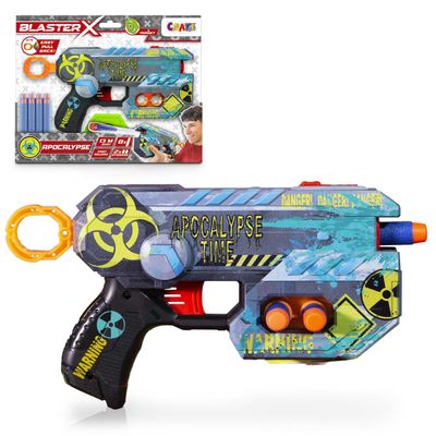 Craze Blaster-X Foam Guns Strike  Dart Blaster 21 cm, 8 Darts, Shooting Range 13 m, Children's Toy Gun