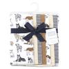 Hudson Baby Unisex Baby Flannel Burp Cloth 7pk, Handsome Dogs, One Size view 2