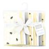 Hudson Baby Unisex Baby Flannel Burp Cloth 10pk, Honey Bee, One Size view 2