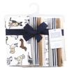 Hudson Baby Unisex Baby Flannel Burp Cloth 10pk, Handsome Dogs, One Size view 2