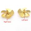 RC Scale Boat Propeller Diameter 35mm M4 5-Blades Copper Prop for RC Boat Scale Marine Submarine Tug Fishing Model Boat(Left Hand) view 4