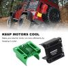 Electric Motor Heat Sink, 2pcs 180 Brushed Electric Motor Heat Sink, Motor Heatsink for 1/18 RC Car Truck, Effective Cooling, Aluminum Construction view 2