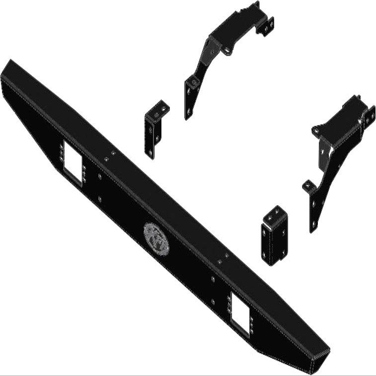 101530: Polaris Ranger (XP) 1000 Rear Formed Bumper