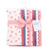 Hudson Baby Unisex Baby Flannel Burp Cloth 12pk, Cherry Sweet, One Size view 2
