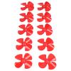 10Pcs 40mm 4 Blade Propeller Strong Wind Plastic Propeller Replacement for DIY Toy Car Model (Red) view 2